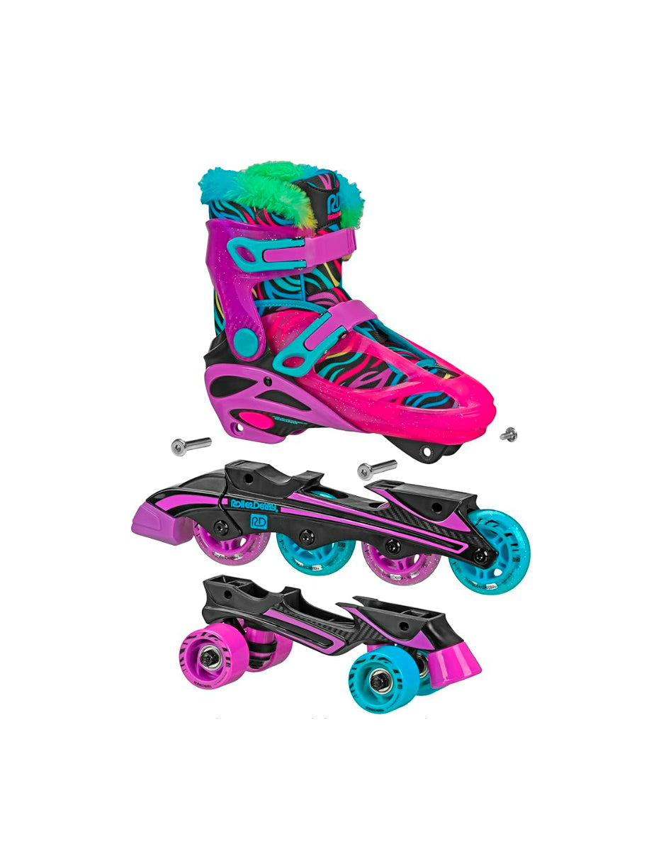 Patines Ajustables 2 En 1 Roller Derby Star Unicorn