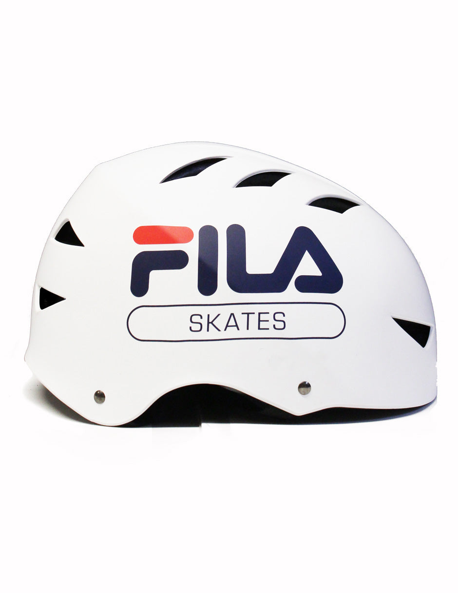 Casco Patines Fila Blanco Pro Ajustable