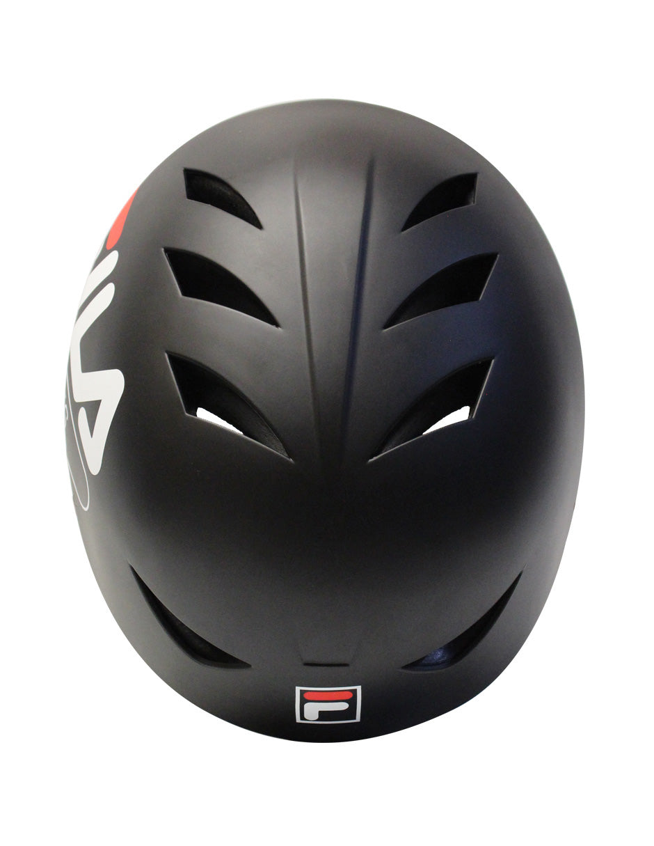 Combo De Casco Y Protecciones Fila Negro