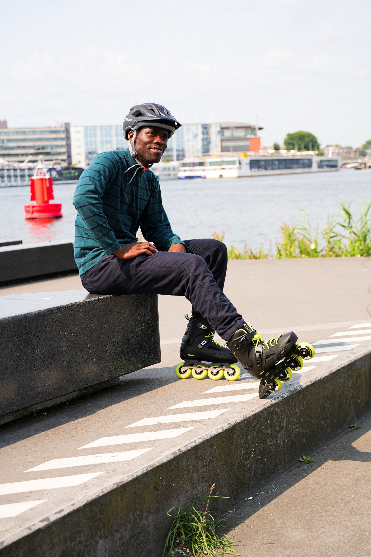 Patines En Línea Rollerblade Lightning Black