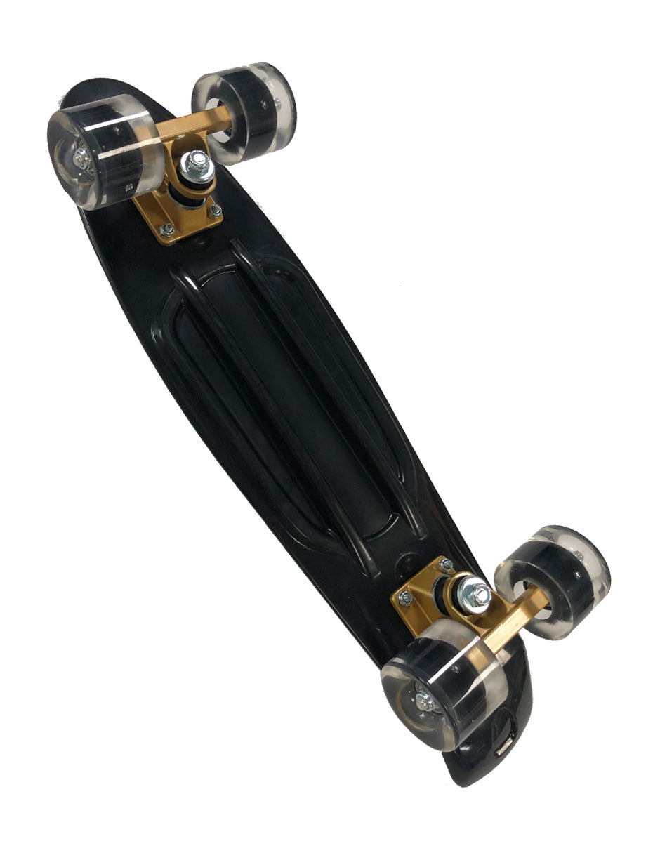 Patineta Penny Cruiser Llantas Led Luz Iron Roller Midas