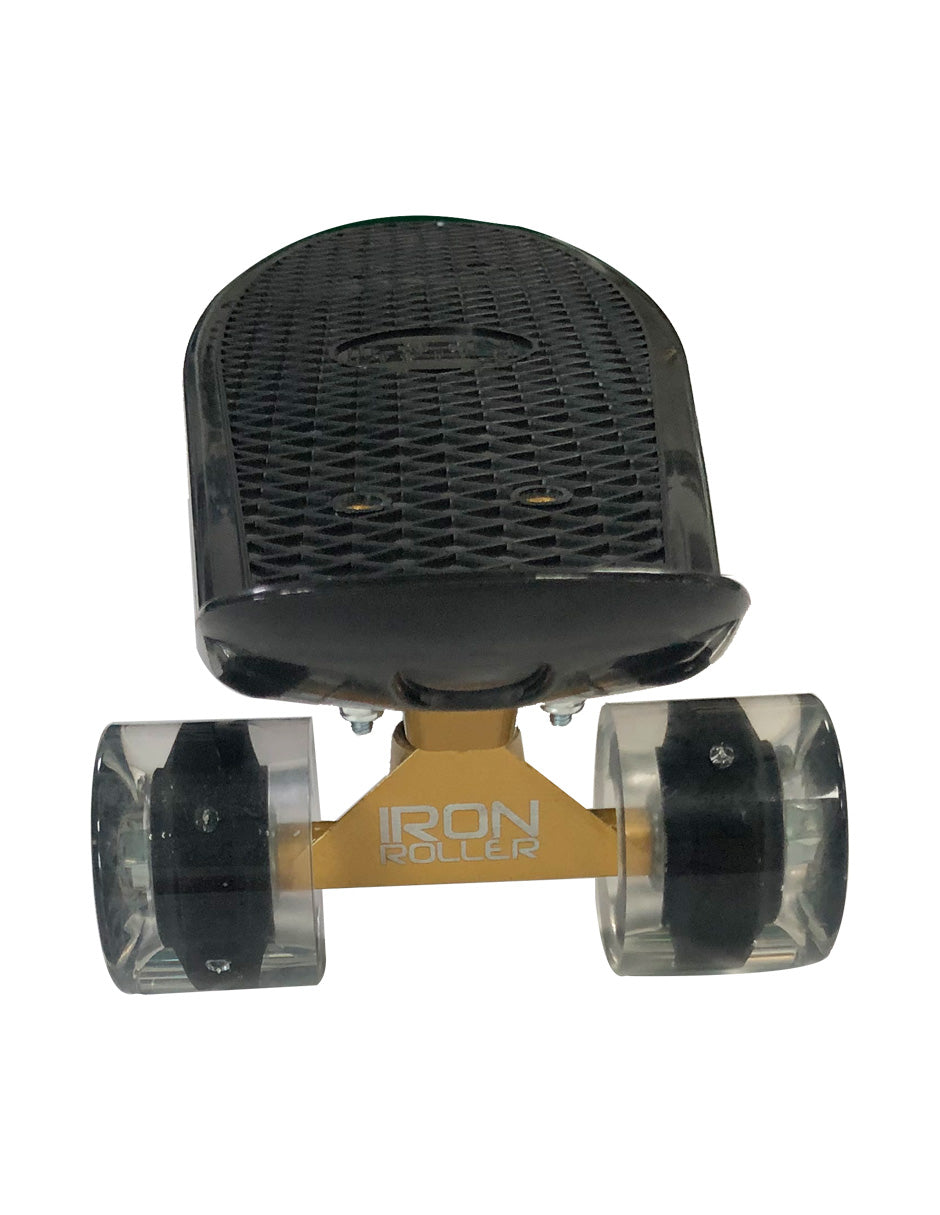Patineta Penny Cruiser Llantas Led Luz Iron Roller Midas