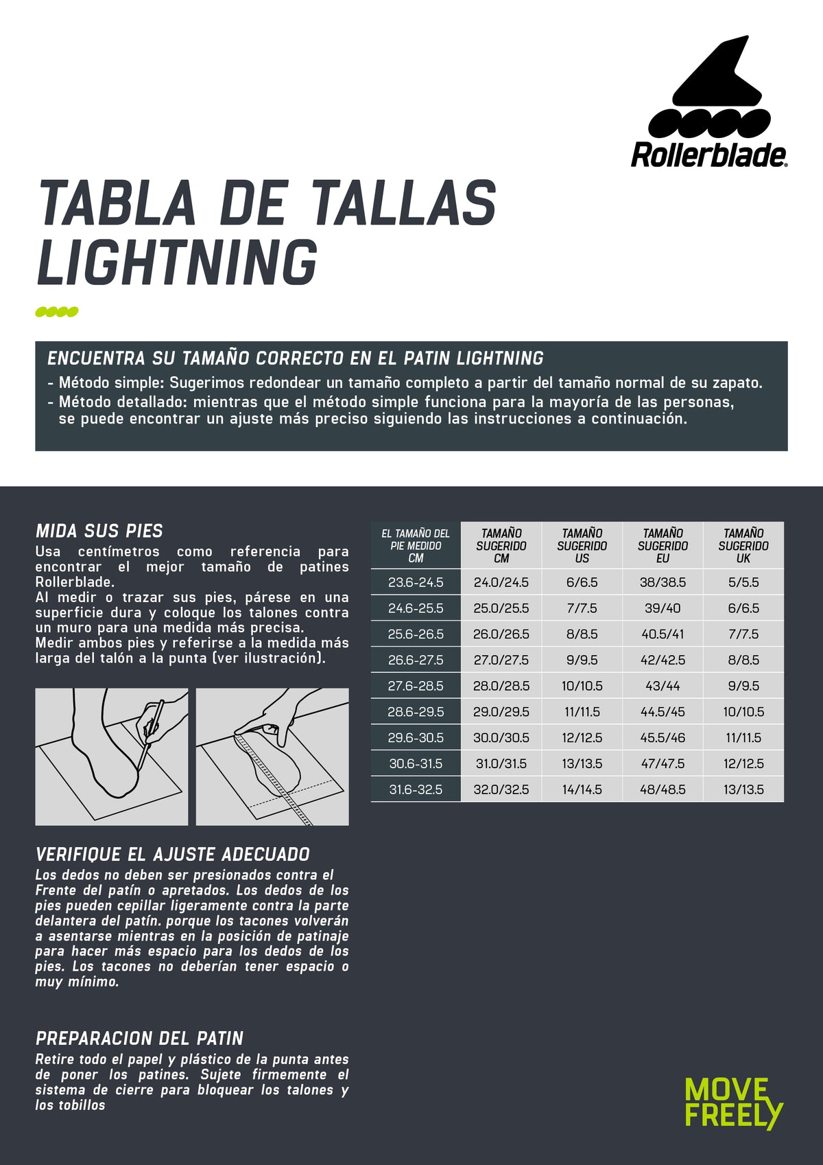 Patines En Línea Rollerblade Lightning Black