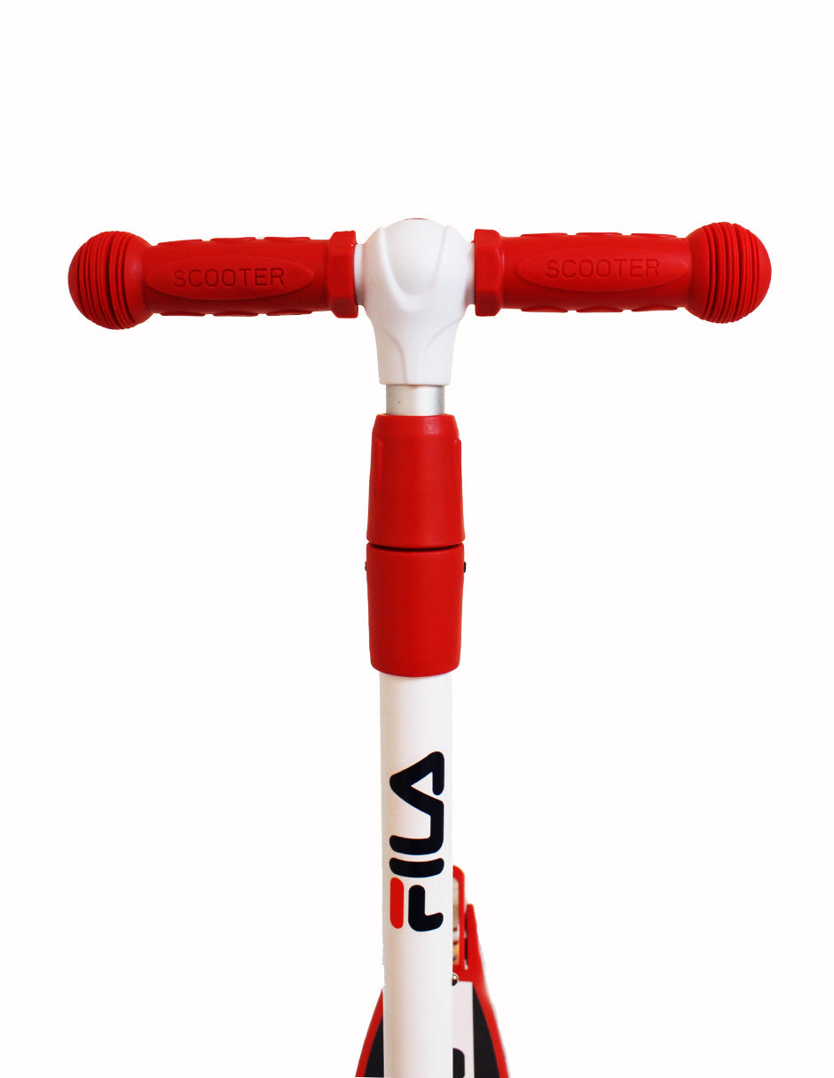 Combo De Scooter Infantil Fila Led Con Casco