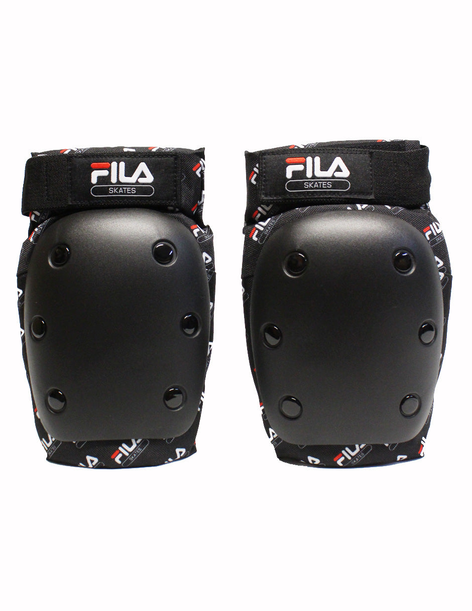 Combo De Casco Y Protecciones Fila Negro