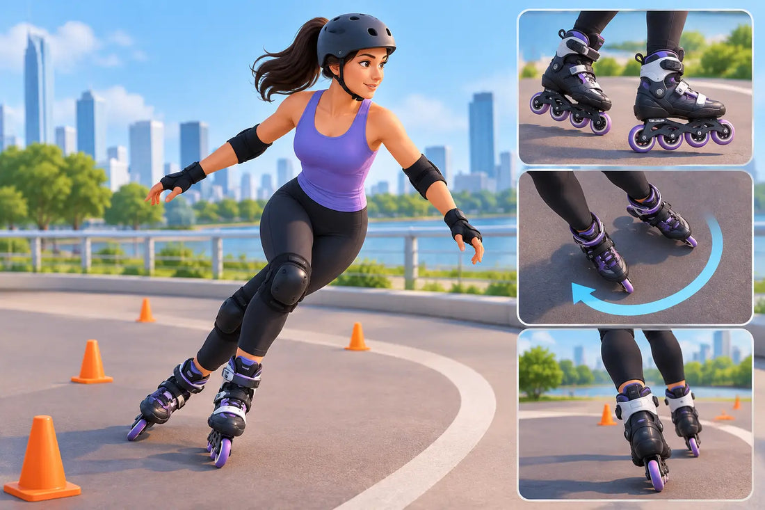 Cómo girar en patines con control y seguridad