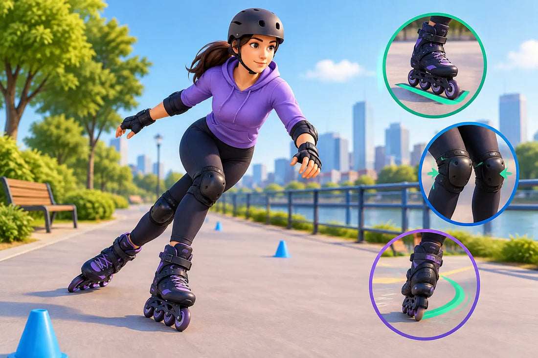 Cómo evitar caídas patinando con más control