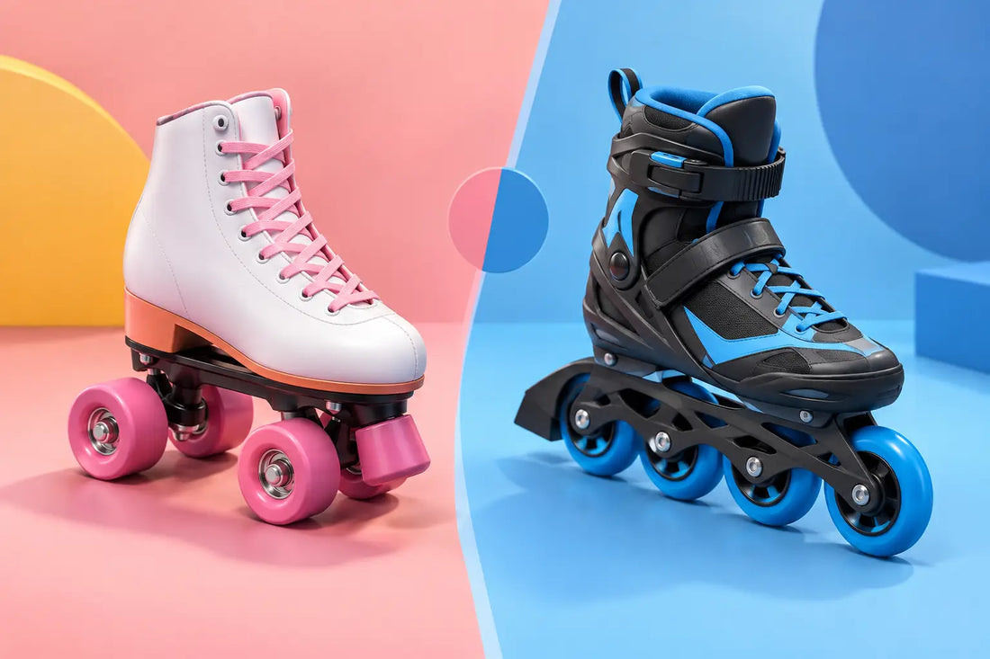 Patines de cuatro ruedas versus línea: cuál te conviene