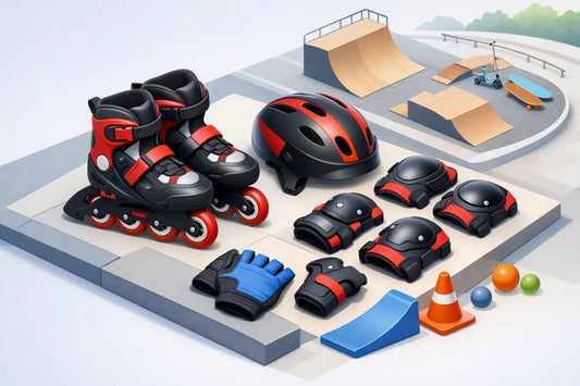 Guía de protecciones para niños al patinar