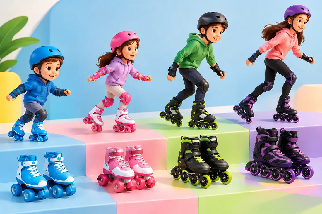 Tipos de patines infantiles para cada etapa