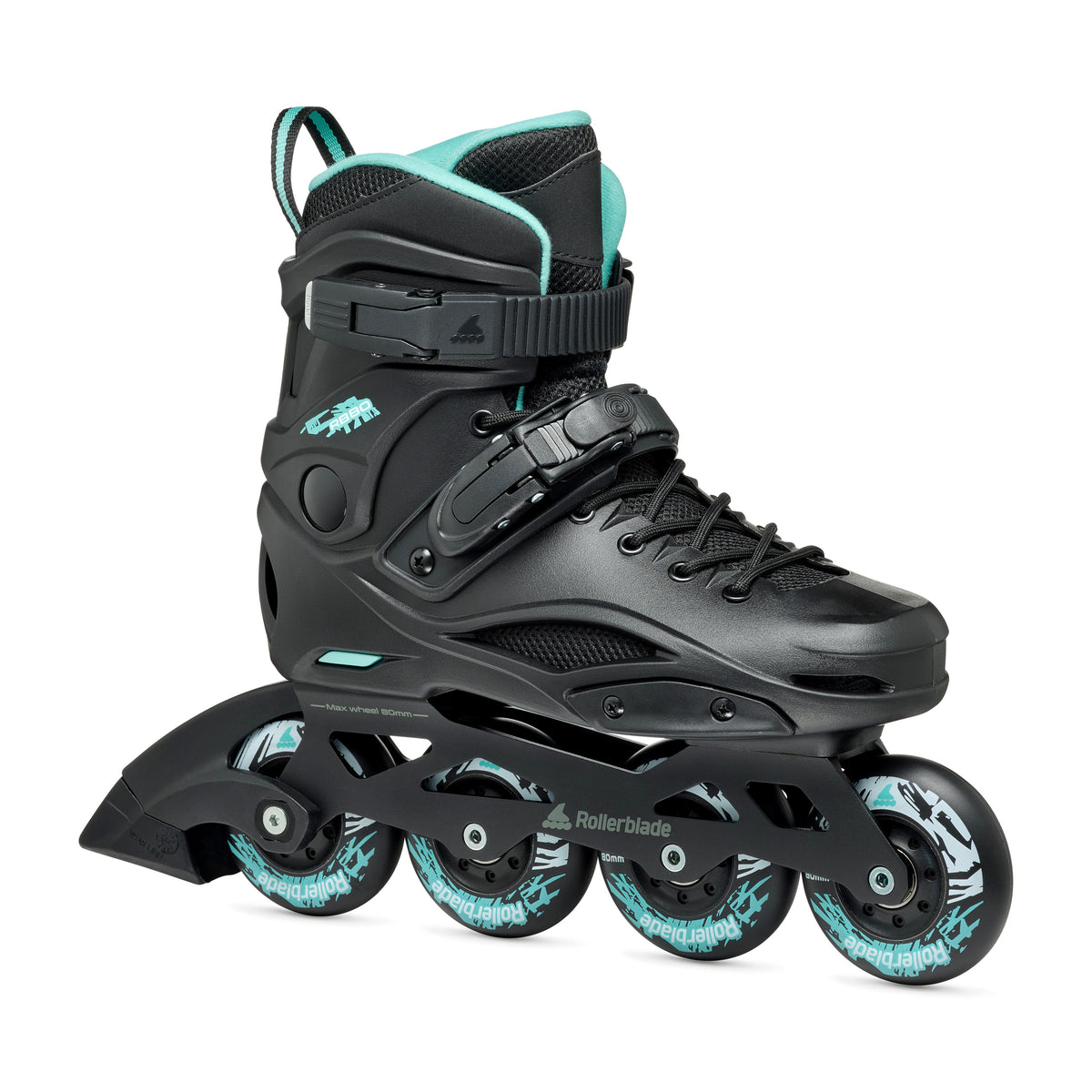 Patines En Línea Rollerblade Rb 80 Black/blue