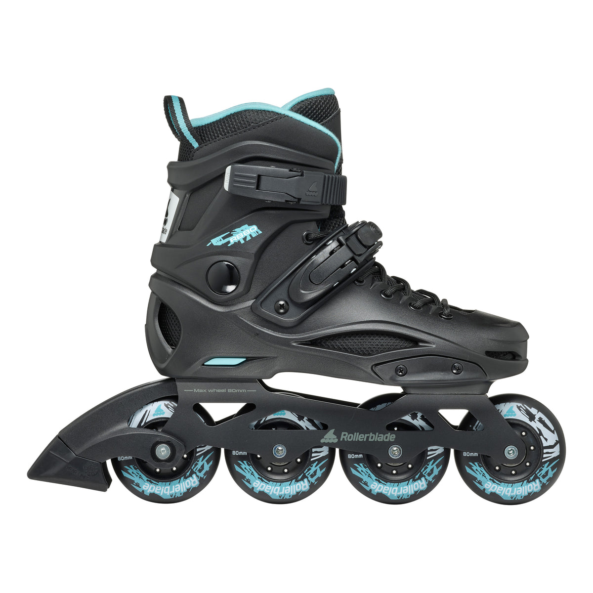 Patines En Línea Rollerblade Rb 80 Black/blue
