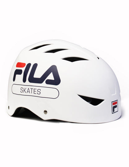 Casco Patines Fila Blanco Pro Ajustable