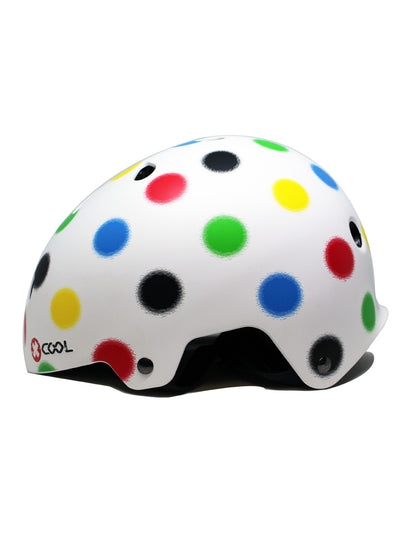 Combo De Patines Clásicos Ajustables, Casco Dots Y Bolsa De Carga