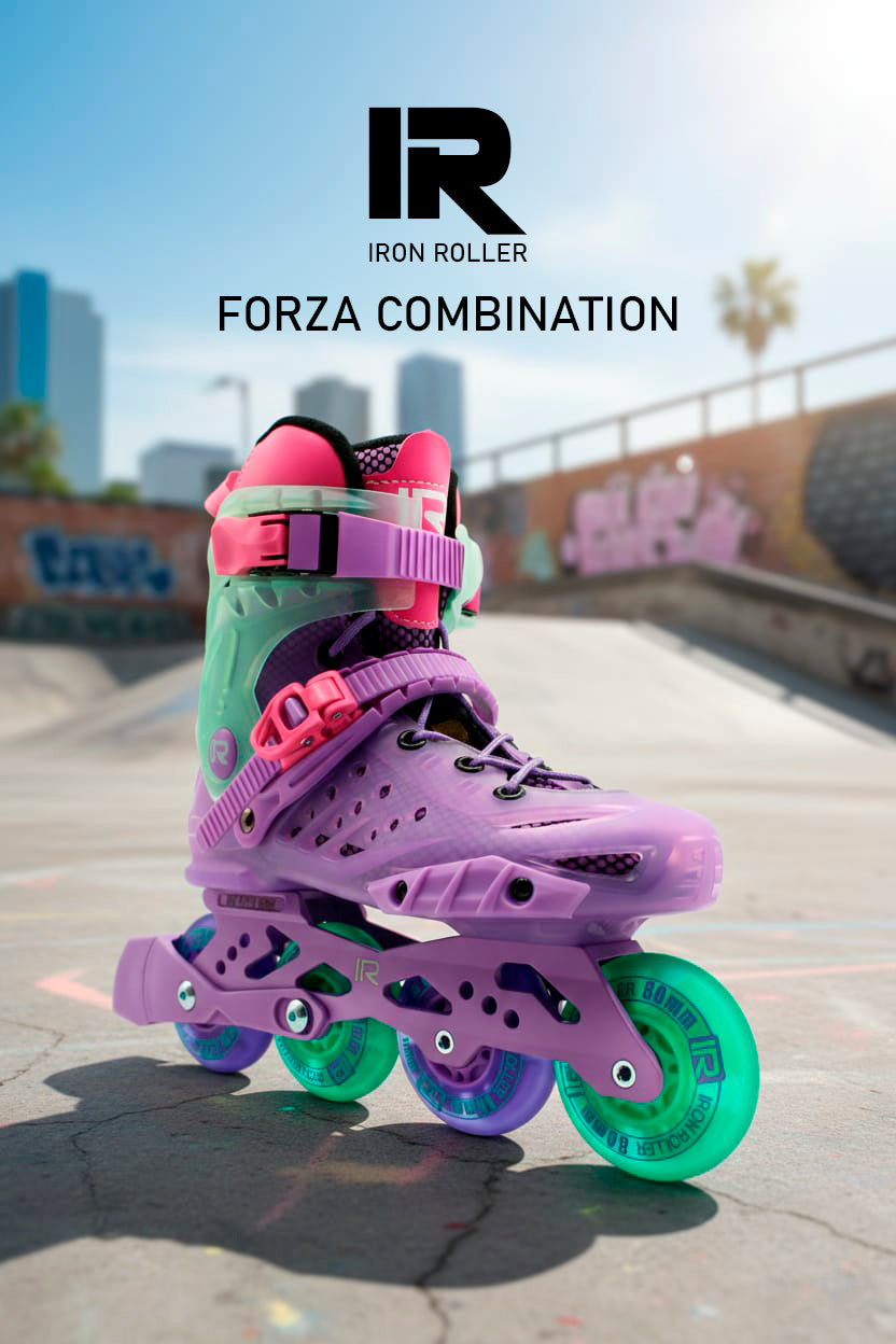 Combo De Patines Urbanos Forza Y Set De Protecciones Ir