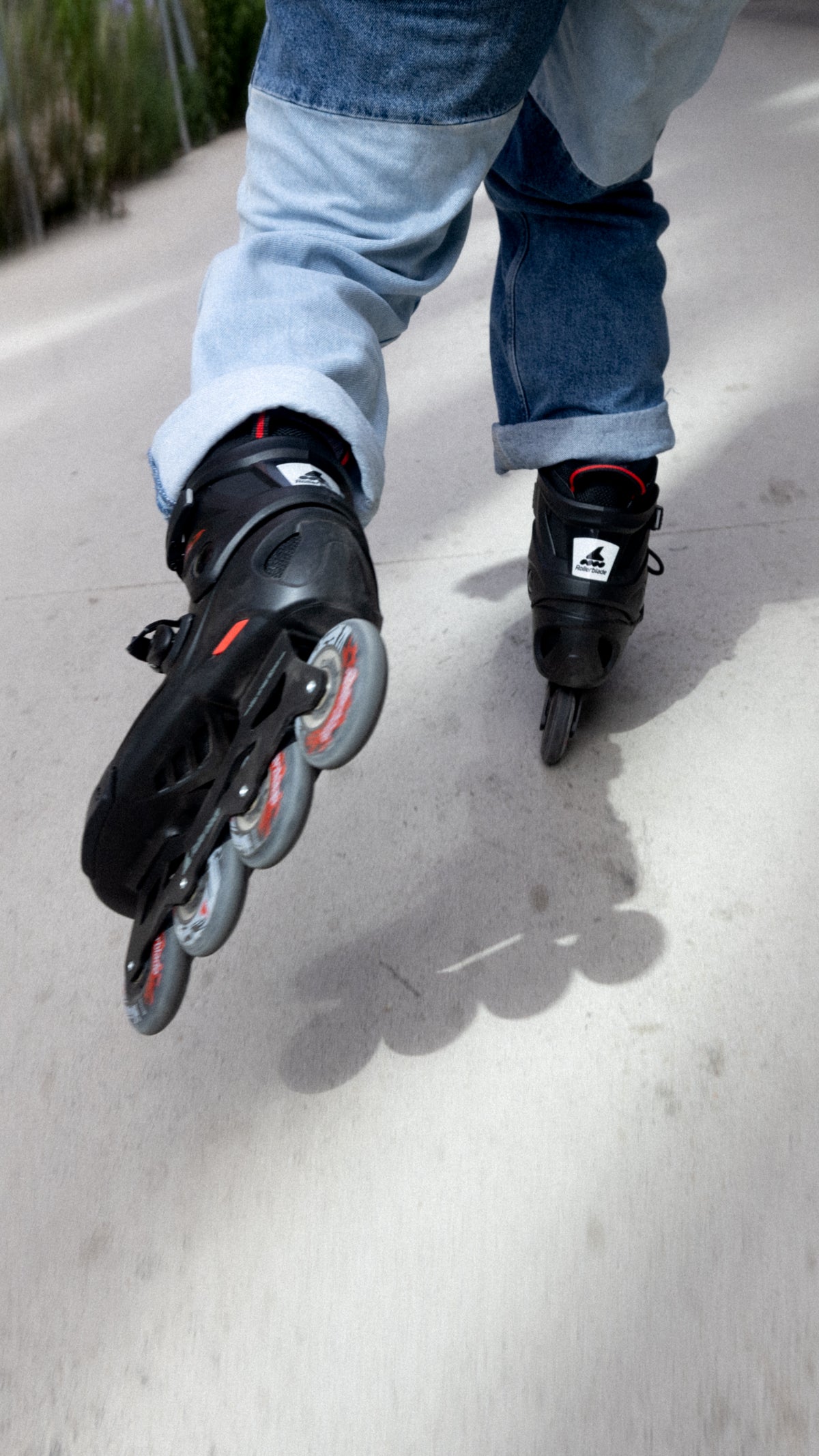 Patines En Línea Rollerblade Rb 80 Black/red