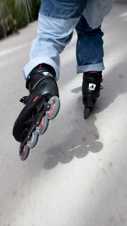Patines En Línea Rollerblade Rb 80 Black/red