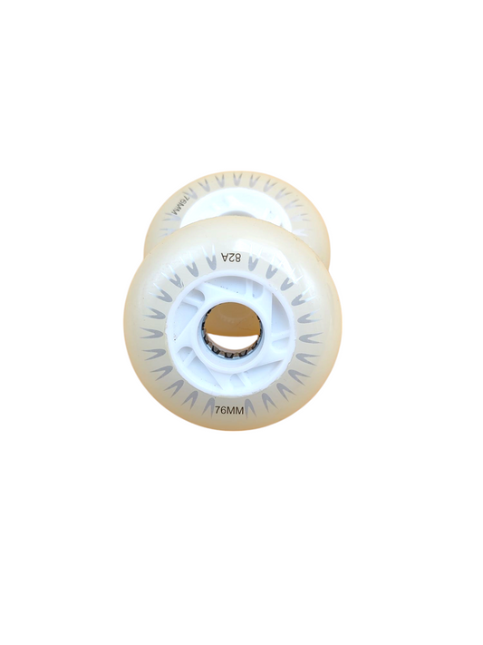 Llanta De Poliuretano Con Luz LED Blanca (Paquete De 8 Piezas)