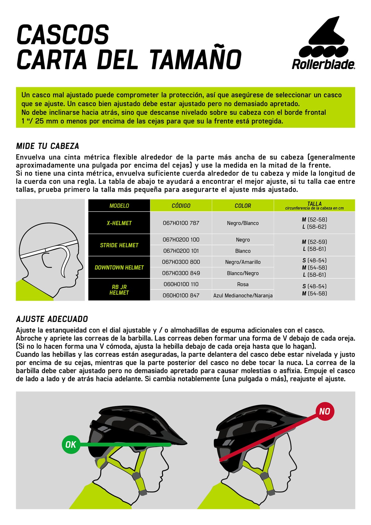 Casco Rollerblade Downt Skate Arena
