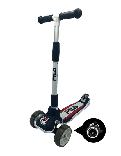 Combo De Scooter Infantil Fila Led Con Casco