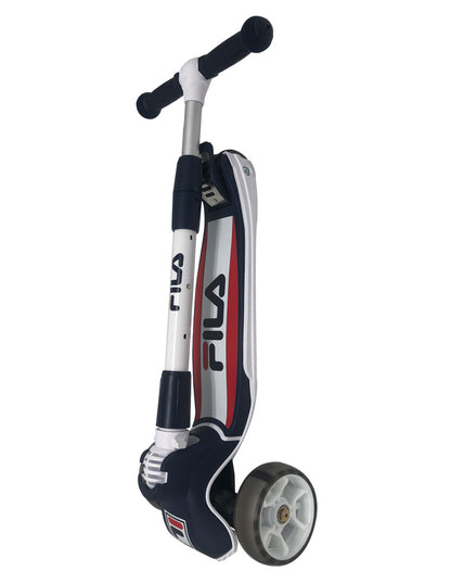 Combo De Scooter Infantil Fila Led Con Casco