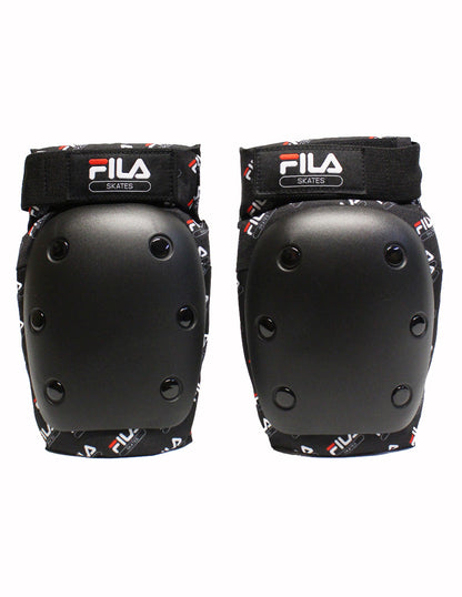 Combo De Casco Y Protecciones Fila Negro