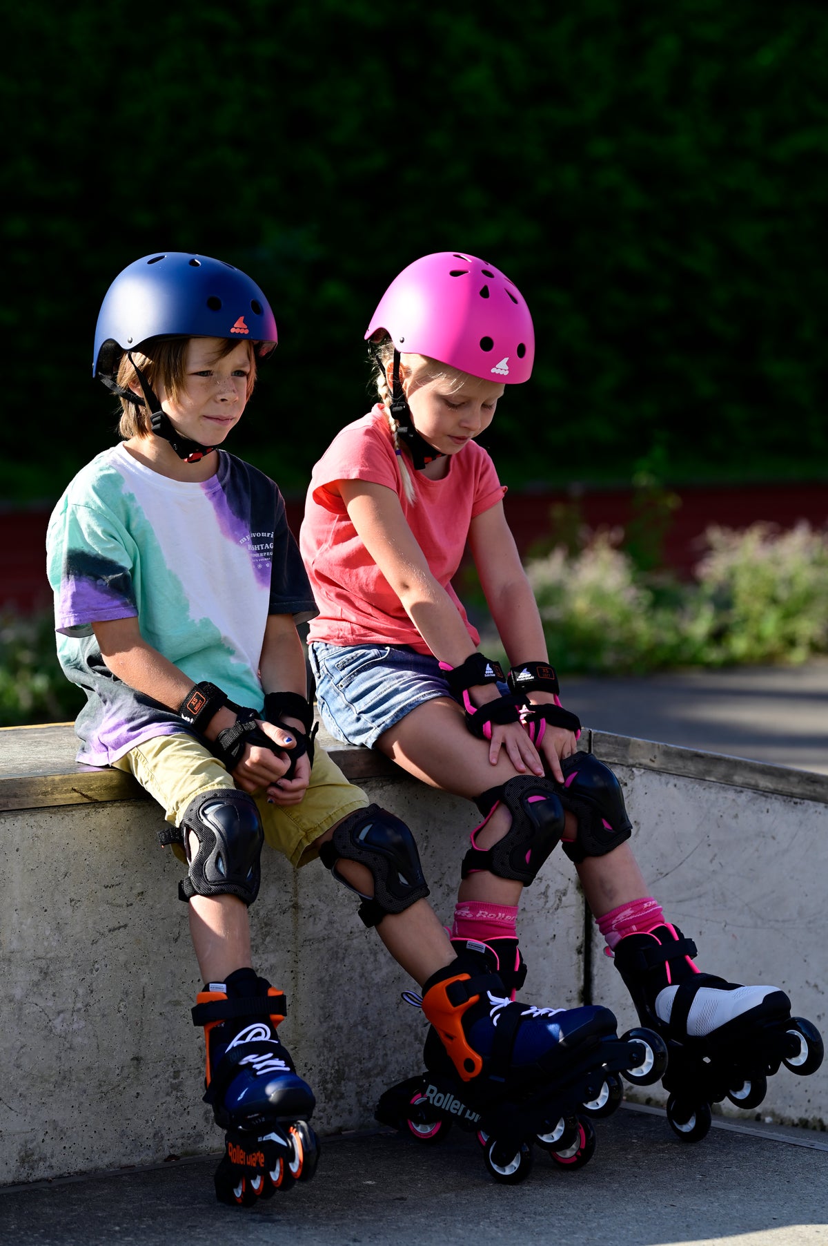 Set De Protecciones Rollerblade Skate Gear 3 Junior