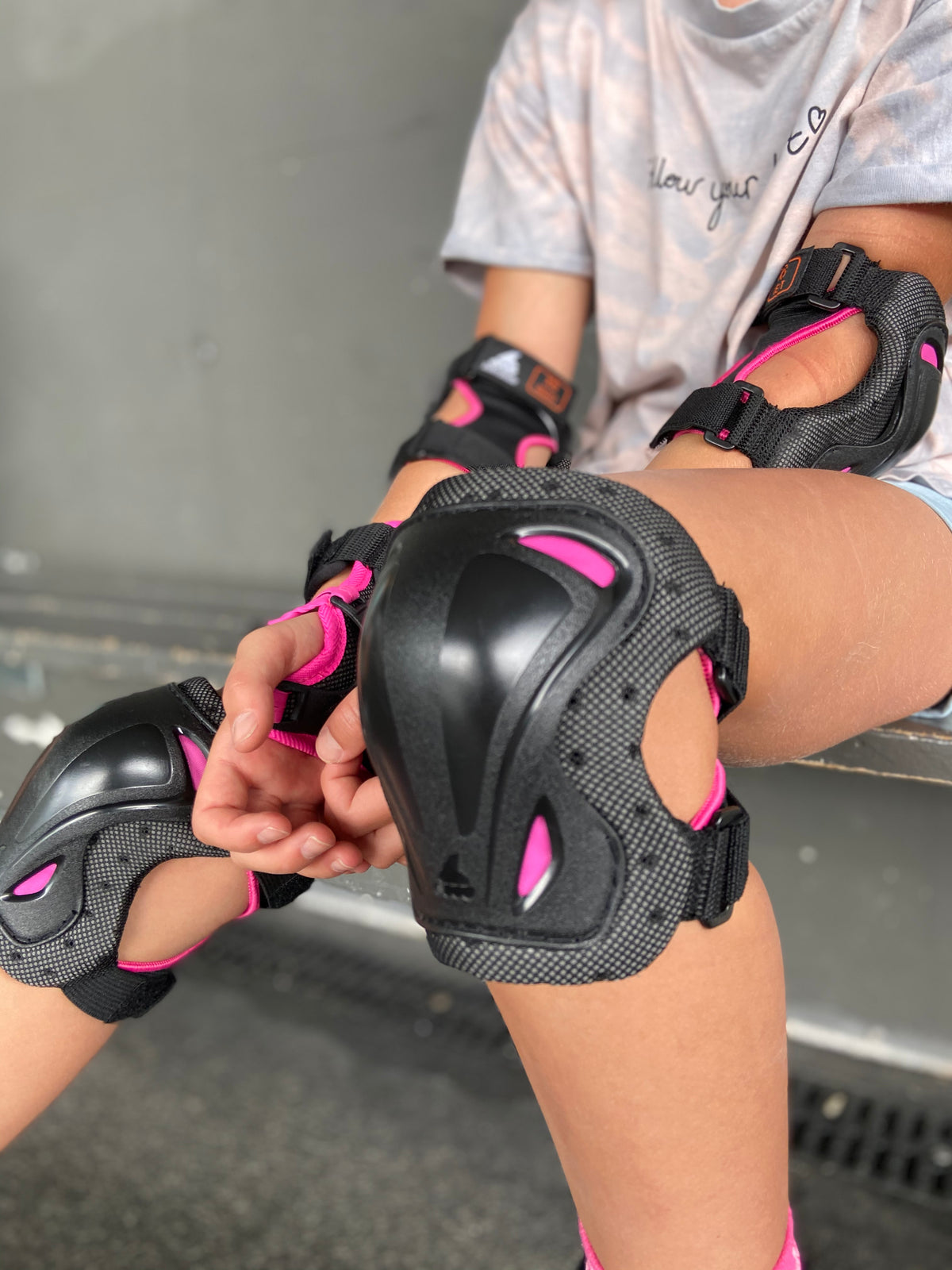 Set De Protecciones Rollerblade Skate Gear 3 Junior