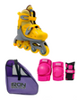 Combo De Patines Entrenadores Protecciones Y Bolsa Ir Twista