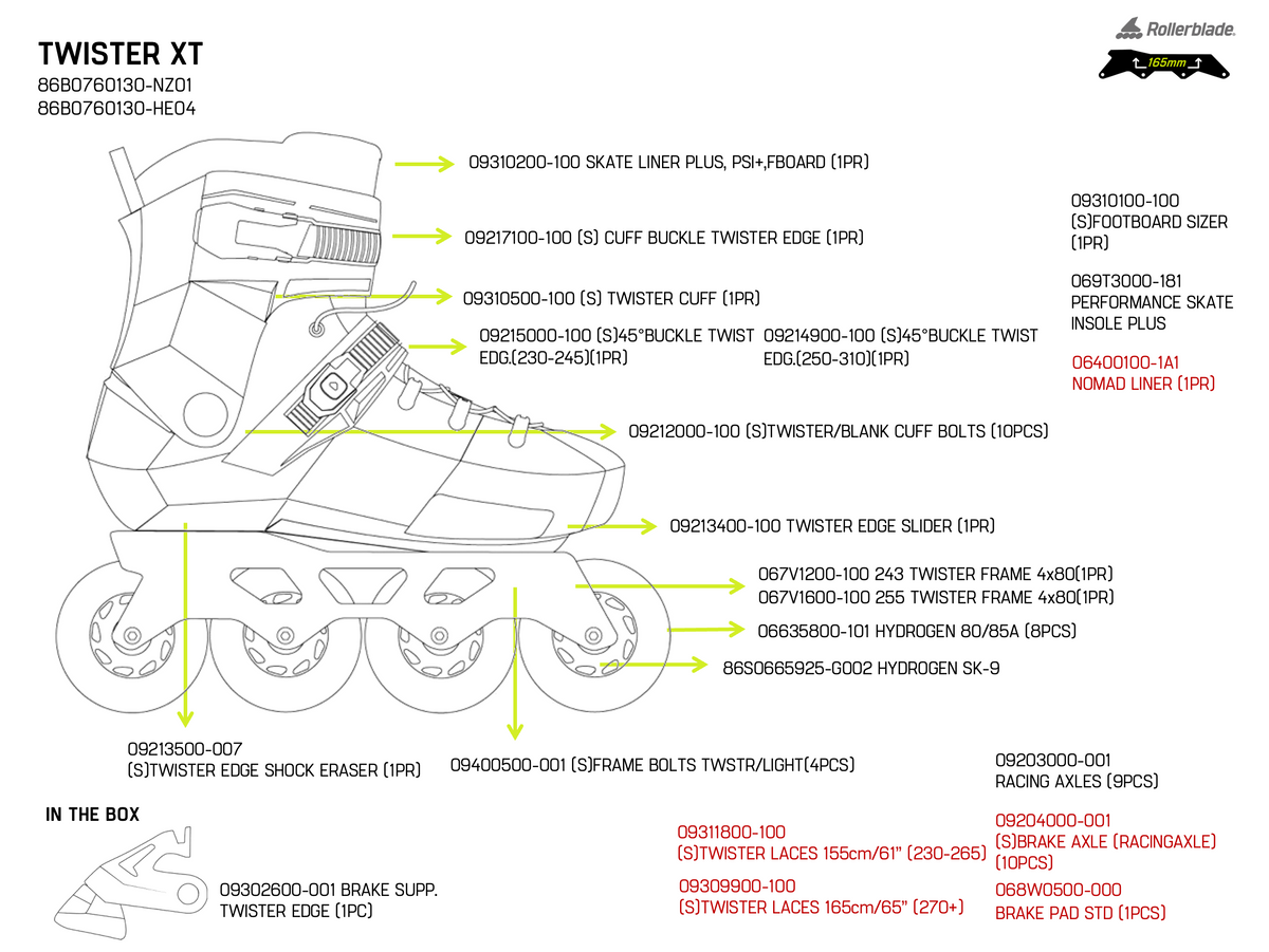 Patines En Línea Rollerblade Twister Xt White