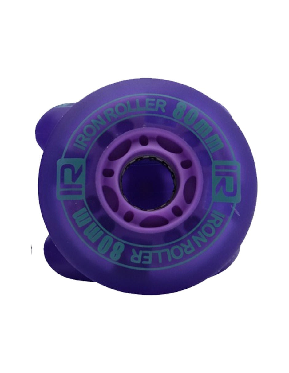 Kit De 4 Llantas Led De 80mm Para Patines