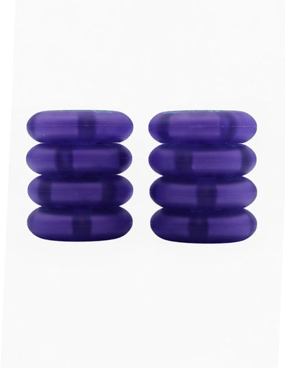 Kit De 8 Llantas Led De 80mm Para Patines