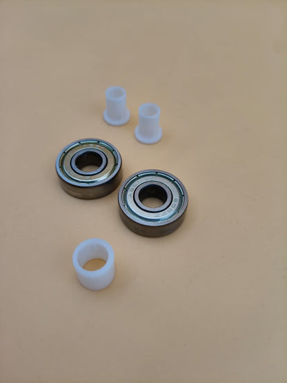 Set 8 Ruedas Patines Iron Roller 84a Morado Y Baleros Abec7