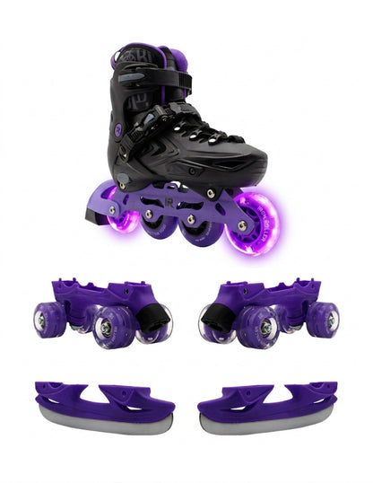 Patines Ir Infantiles 3 En 1 Bases Intercambiables Jade Led