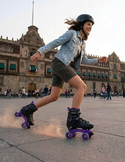 Combo De Patines Jade 3 En 1 Ajustables Casco Y Bolsa
