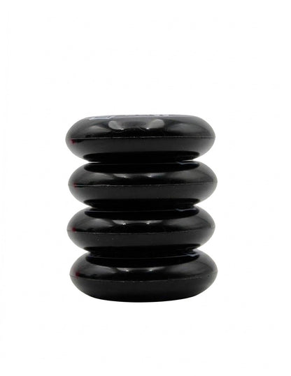 Set 4 Ruedas Iron Roller 80mm Negro Para Patines En Línea
