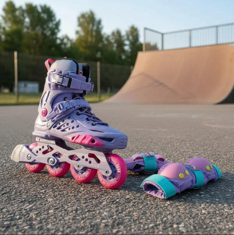 Combo Patines Urbanos Y Protecciones Ir Forza 2.0