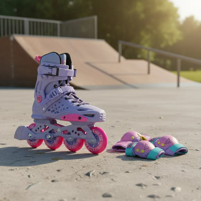 Combo Patines Urbanos Y Protecciones Ir Forza 2.0