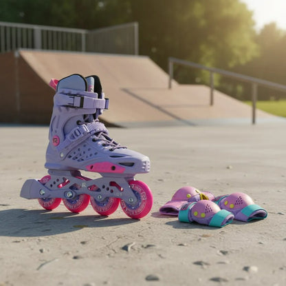 Combo Patines Urbanos Y Protecciones Ir Forza 2.0