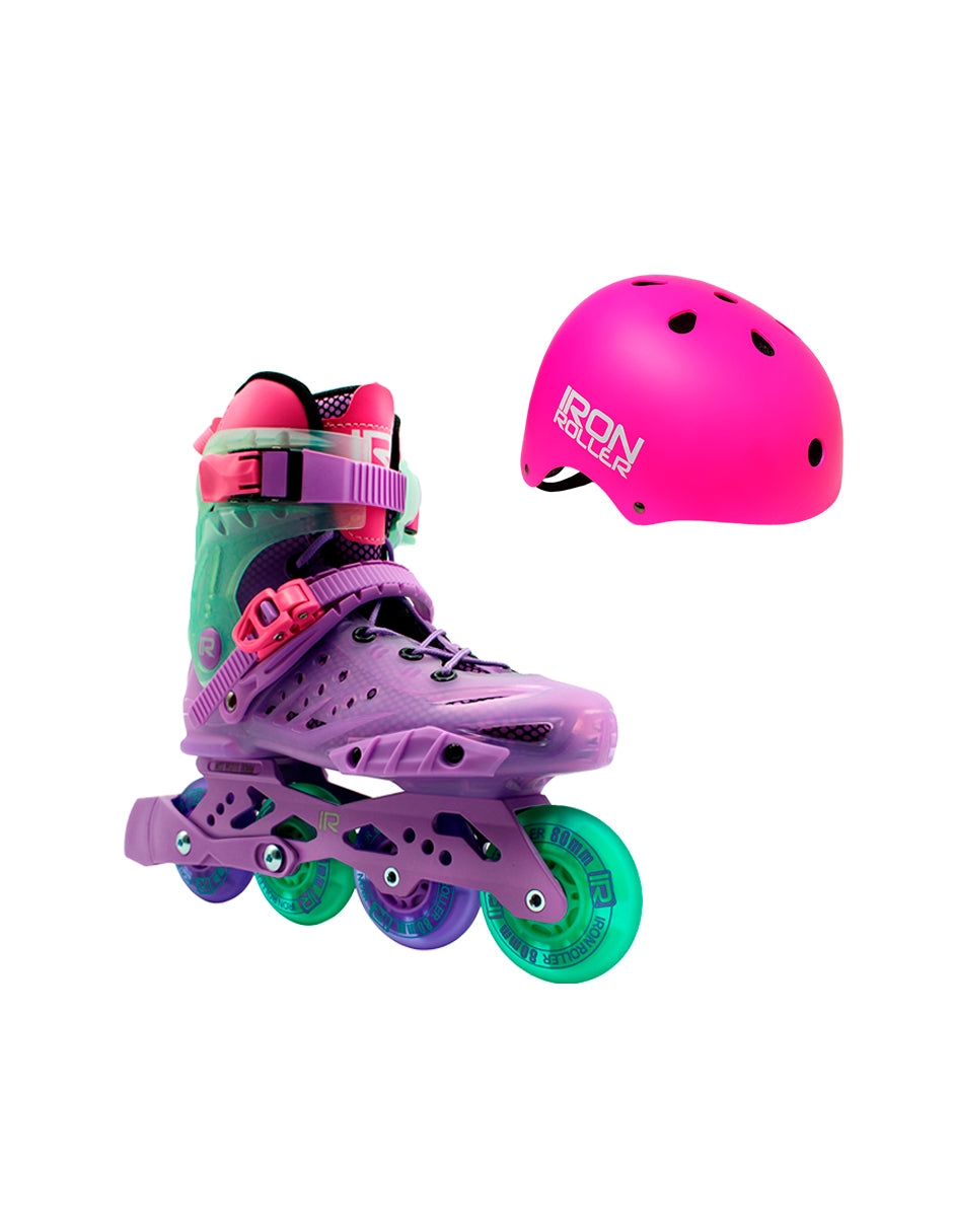 Combo De Patines Urbanos Forza Combination Con Casco Ir