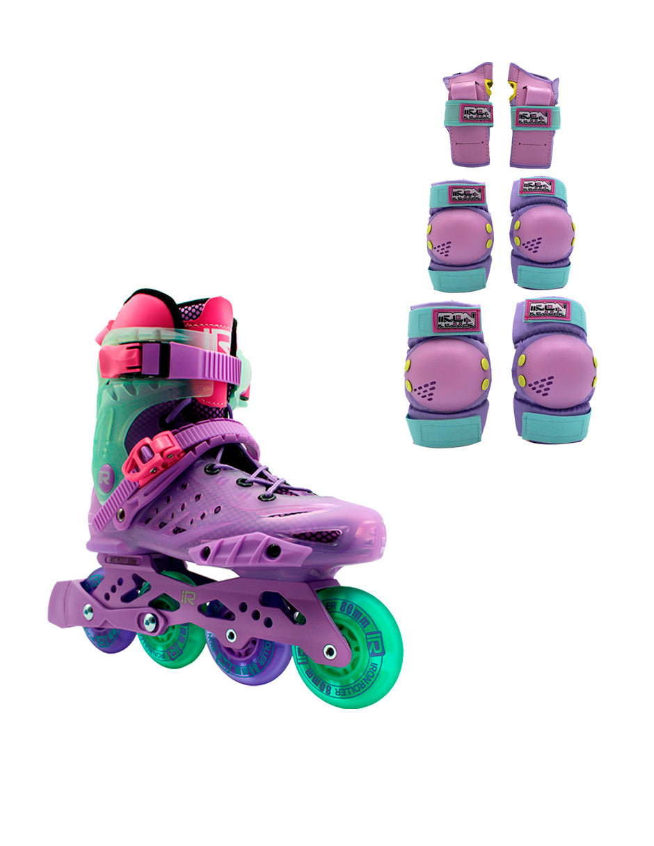 Combo De Patines Urbanos Forza Y Set De Protecciones Ir