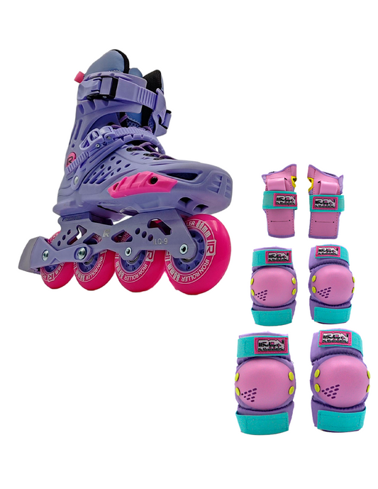Combo Patines Urbanos Y Protecciones Ir Forza 2.0