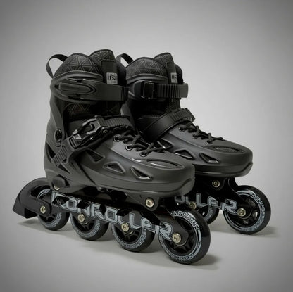 Patines En Línea Ajustables Speed Negro Total