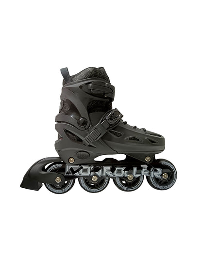 Combo De Patines Y Casco Speed Black